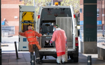Un pacient ingressant a l'hospital Taulí | Roger Benet